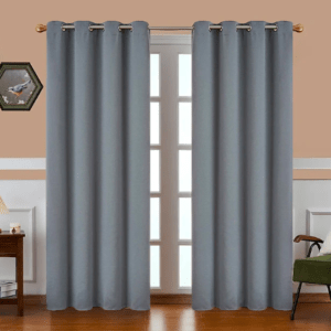 BespokeBlinds Blackout Curtain Drapes Grommet Windows Treatment Panels For Bedroom Door Kitchen Window Treatments